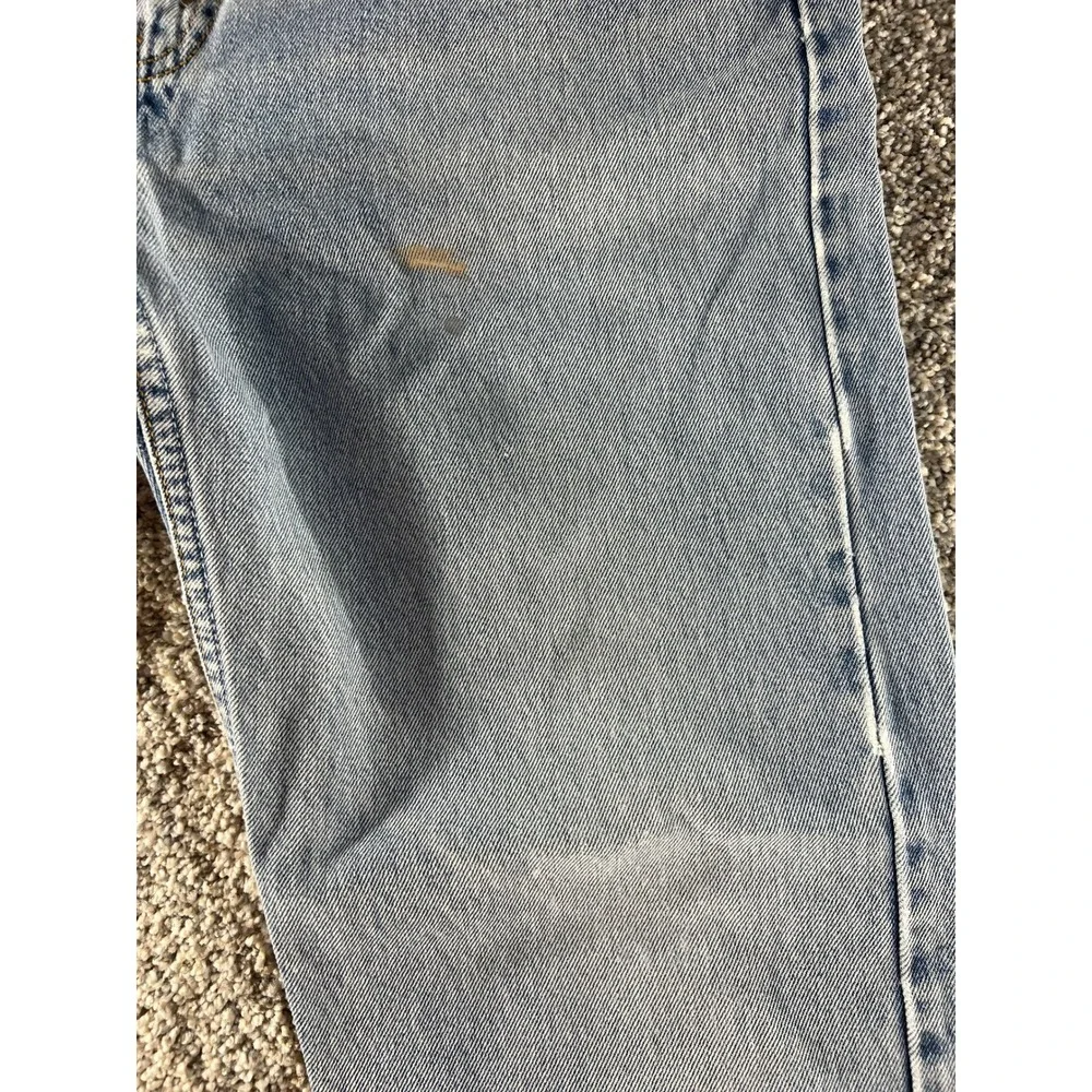 Vintage Y2k 2002 Levis 505 Regular Fit Straight Leg Light Wash Jeans 33x32